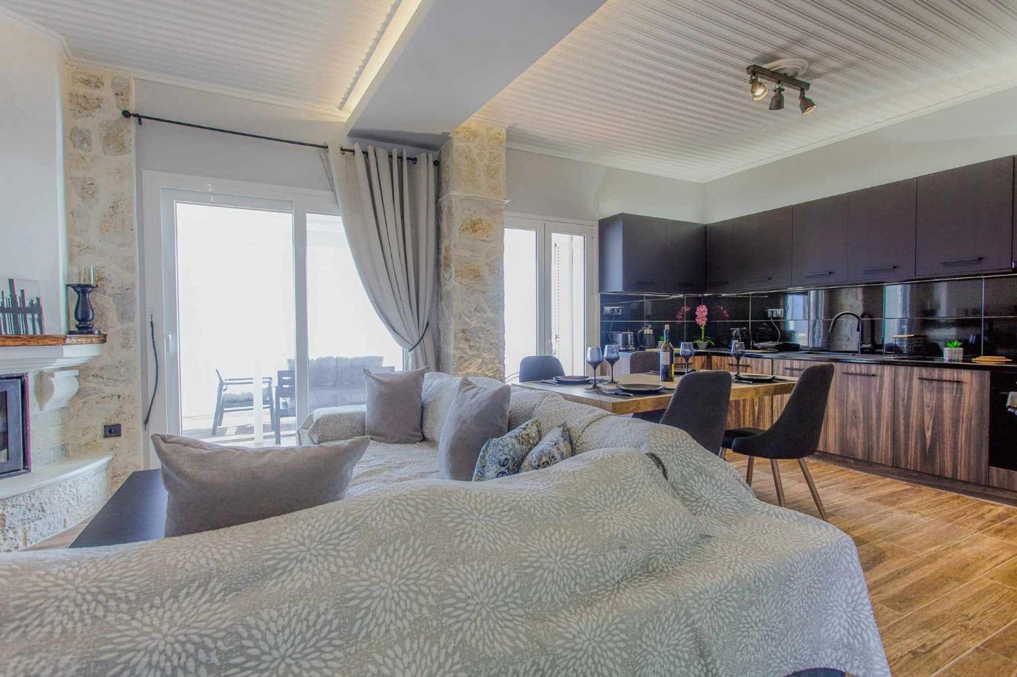 Infinity Blue Apartment Agni Bagian luar foto
