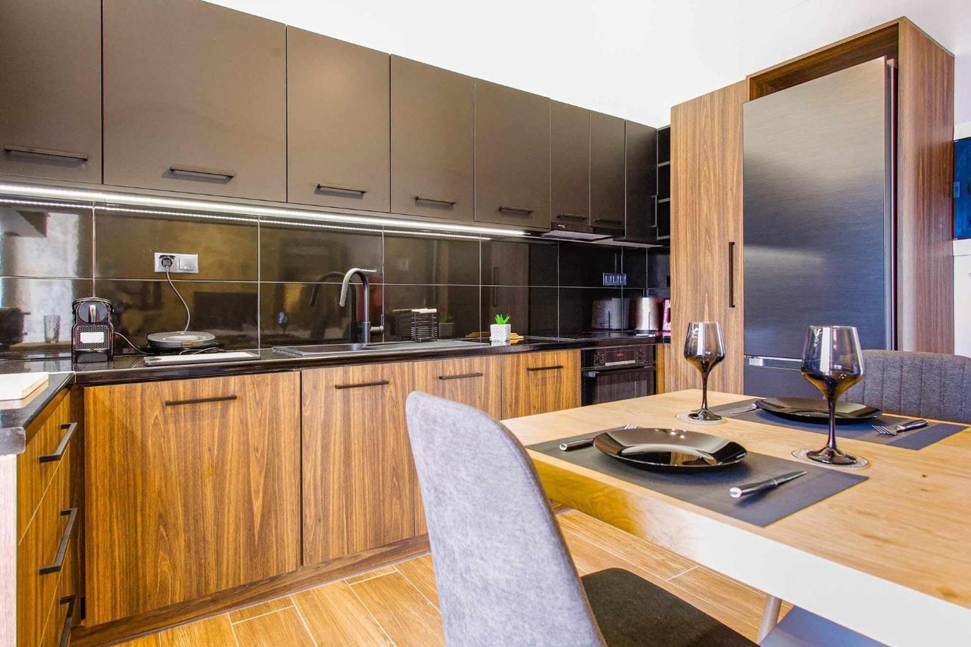 Infinity Blue Apartment Agni Bagian luar foto
